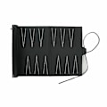 Miniatyrbillede 5 af 5: Foldbar PU Læder Skakbræt Backgammon Spil Bærbart Rejse Skakbræt Puslespil Gave Til Børn Og Voksne Sort
