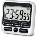 Miniatyrbillede 1 af 5: Digital køkkenur med lydløs/høj alarmkontakt Til/fra-kontakt, 12 timers ur og alarm