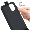 Miniatyrbilde 4 av 5: Vertikal Flip Beskytter Etui med Kortlomme for Oppo A54 5G/A93 5G/A74 5G/OnePlus Nord N200 5G