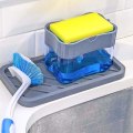 Pikkukuva 4 / 5: 2-i-1 Diskmedelspump - Pump för Diskmedel - Disk transparent