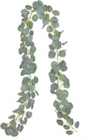 Konstgjord eukalyptusgirlang eukalyptusblad, handgjord eukaly