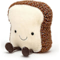 Miniatyrbillede 1 af 2: Amuseables Toast Food Plys, Medium 11 Tommer