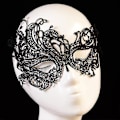 Miniatyrbilde 3 av 5: Luksuriøs maske i blonder for kvinner