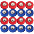 24 stk Mini Shuffleboard Bordplate Ruller Kuler Shuffleboard Curling Erstatningstilbehør