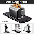 Miniatyrbilde 5 av 5: Kaffemaksinmatte Kjøkken Skyve Kaffetray Utvidbar Kaffemakerhyller Kjøkkenhjelper Skyvebrett Fullt Automatisk Kaffemaksintray, Bette