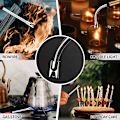 Miniatyrbillede 5 af 5: Elektrisk lighter, USB-opladelig buelighter, lang rækkevidde lighter til grill, køkken, komfur og camping (rød) Red