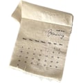 Miniatyrbild 1 av 5: Modern väggkalender i tyg 2024 - Praktisk mötesorganisatör för kontor och klassrum - Månadskalender med högkvalitativt material
