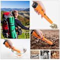 Miniatyrbillede 3 af 5: Metaldetektor Pinpointer, Professionel Vandtæt Håndholdt Pinpointer Wand, Søg Skatte Pinpointing Finder Probe Med 9v Batteri Og Led Til Adu