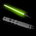 Miniatyrbillede 1 af 4: Lightsaber Rgb 7 Farve Variabel Elektronisk Lightsaber Fx Lydeffekt - Sort