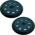 Miniatyrbilde 1 av 3: 2-pakning 2 x 8 hull 125 mm slipemaskin slipeplate kompatibel med Makita M9204 Bo5030 Bo5031 Dbo180z Bo8041 Dbo180rmj Bo5041 Bo5010 Bo50111 Bo5012