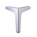 Pikkukuva 2 / 3: 1/4 kpl metalliset huonekalujalat sohvalle, tee-se-itse-kaapin jalat, huonekalujalat, kodinsisustus Silver 4PCS 10cm