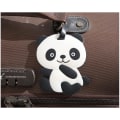 Miniatyrbilde 5 av 5: Bagasjelapper 4 stk. Bagasjelapper for kofferter Fleksible silikon Panda koffertlapper med ID-navn adresse