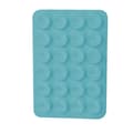 5-pack Silicone Suction Cup Phone Case Holder - Self-Adhesive Hands-Free Mount Compatible with iPhone & Android blue