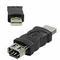 Pikkukuva 1 / 5: Firewire IEEE 1394 6-nastainen F - USB-uros M -kaapeliadapteri muuntaja liitin