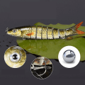 Miniatyrbild 2 av 4: Robotiserad fiskedrag Elektrisk Wobbler För Gädda Elektronisk Multi Ledat Bete 9 Segment Auto Simning Swimbait