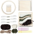 Miniatyrbillede 1 af 5: Trævæv Loomss, Mini Maker Diy Håndstrikningsmaskine, Gobelin Loomss Trævæv Loomss Til Gobeliner, Tørklæder, Tøj, Hatte Og Mere