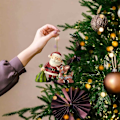 Miniatyrbilde 3 av 5: 9cs Akryl 2023 Juletrærheng, Søte 2d Grinchs Julepynt, Julepynt Til Innendørs Og Utendørs, Hjemmedekorasjon