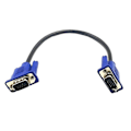 Miniatyrbilde 1 av 4: 30cm VGA-forlengelseskabel hann til hann for PC-datamaskin, skjerm, projektor