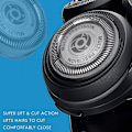 Pikkukuva 5 / 5: 6 kpl SH50 Vaihtoterät Philips Norelco Series 5000 Partakoneille, S5000 S5420 S5380 S5351 MultiPrecision-Terät