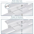 Miniatyrbilde 5 av 5: Solcellepanelbrakett Solcellemontering Z-brakett Aluminiumlegeringsmonteringsbrakett med skruer og muttere for bobiler, båter, tak 4 stykker