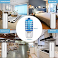 Miniatyrbild 3 av 5: Bug Zapper Tyst Myggdödare Fruktflugefällor För Inomhus, Inomhus Plug-in Flugfälla För Flugor, Fruktflugor, Eu-kontakt (vit)