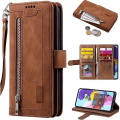 Miniatyrbild 1 av 4: Samsung Galaxy A40 Läderfodral PU Läder Kortplatser Funktion Gratis Stativ 2 Stycken Ver X Skärmskydd
