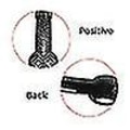 Miniatyrbilde 2 av 3: 1 stk Fiske Agnsfisk Fiskehake Dick Spinner Spoon Pike Vib Wobble Fiskehake (Svart 21g) -dd