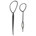 2 stk. Topsy Tail Hårstyler Hårstyling Hår Twister Snare Loop Sort black