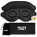 Miniatyrbillede 1 af 6: Sovemaske til søvn - 100% mørklægning 3D-kontureret sovemaske til mænd og kvinder med gaveæske, justerbar rem black 1 count (Pack of 1)
