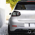 Miniatyrbilde 2 av 5: Bakspoiler Diffuser Lip Beskytter Splitter Karosserisett Tilbehør For Golf Mk5 R32