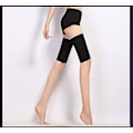 Miniatyrbillede 4 af 4: Kvinders Fitness Ben Lår Forbrænd Fedt Former Slimmer Træning Shapewear Varmer (2 stk, Sort)