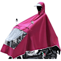 Miniatyrbild 1 av 4: Multifunktionell Regnponcho Regnrock, Universellt Vattentätt Skydd för Elscooter, Återanvändbart Regnskydd för Utomhusaktiviteter red