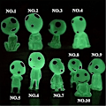 Miniatyrbild 2 av 4: Ghibli Kodama trädsjäl Prinsessan Mononoke Mini Actionfigur Glow In Dark Luminous Elf Tree