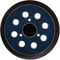 Pikkukuva 3 / 3: 2 kpl 2 x 8 reikää 125 mm:n hiomakoneen hiomatyyny, yhteensopiva Makita M9204 Bo5030 Bo5031 Dbo180z Bo8041 Dbo180rmj Bo5041 Bo5010 Bo50111 Bo5012