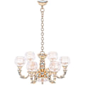 Miniatyrbilde 1 av 5: Miniatyr Taklampe Simuleringslampe 1/12 Skala Miniatyrlampe Mini Hus Lysekrone