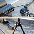 Miniatyrbillede 5 af 5: Slynge Swivel Stud Picatinny Skinne Adapter Riffel Bipod 20mm tilslutning