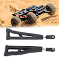 Miniatyrbilde 2 av 5: 2 stk Rc Front Øvre Fjæringsarm Plast Stål Front Øvre Svingarm Tilbehør For Zd Racing 9021 08423 1/8 Rc Bil Svart
