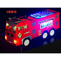 Miniatyrbillede 2 af 2: Simuleringsbil Multifunktionel Brandbil Model Legetøjsbil i Legering