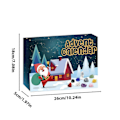 Miniatyrbillede 1 af 5: 2024 Julekalender 24 Naturlige Krystal Agat Fossiler Dag Multi-color