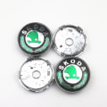 Miniatyrbilde 2 av 4: 4 stk 60mm bilhjulnav klistremerker felgsenterdeksel for Skoda Octavia 2 3 Rapid Kodiaq A B Kamiq