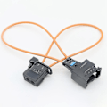 Miniatyrbilde 4 av 5: MOST Fiberoptisk Loop Bypass Hunn- og Hunnkontaktsett Adapter For
