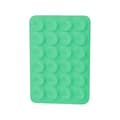 5-pack Silicone Suction Cup Phone Case Holder - Self-Adhesive Hands-Free Mount Compatible with iPhone & Android light green