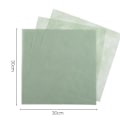 Miniatyrbild 1 av 3: 50 ark presentpapper i silkespapper, presentpapper, blomsterpapper, presentförpackning, foderpapper Light Green 30x30cm