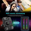 Miniatyrbillede 3 af 4: Mt01 Ambient Light Bil Bluetooth-adapter med FM-sender MP3-afspiller og Type-C + USB-oplader