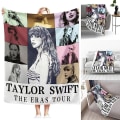 Pikkukuva 1 / 5: Laulaja Taylor Swift Flannel Viltti Lämmin Pehmeä Sohva Sänky Peitto Matto Peitto 100*130cm