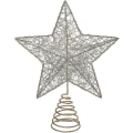 Miniatyrbilde 1 av 5: Julepynt Topper Med Gullstjerner Og Led-Lys Til Julepynt
