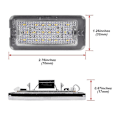 Miniatyrbillede 3 af 5: 2x Passer til Fiat 500 / Abarth 500 2007-2020 Canbus Xenon Hvid Led Nummerpladelys Oem 51800482