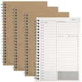 Miniatyrbillede 1 af 5: Daglig Planlægger Brun Kraft Papir Notebook Spiral Notepad Tidsstyring Manualer To Do Liste Daglig Planlægger 100 Sider / 50 Ark 19 x 13 cm (4 Stykker)