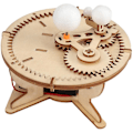 Miniatyrbillede 5 af 5: 1 stk. Model af Jord-Måne-Sol Geografi Undervisningsapparat DIY Legetøj Med Batteri