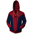 Miniatyrbilde 2 av 3: Voksne 3D-trykte Spider-Man Gensere Topper Jakke Frakk Hettestrikk Cosplay Kostyme-r 4XL
